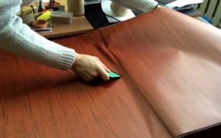 Rules for gluing furniture with self-adhesive film, recommendations