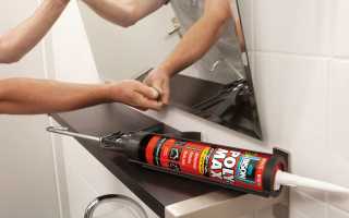 Types of adhesives for mirrors, application technology for different surfaces