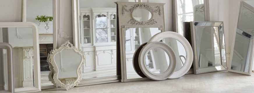 Options for the use and placement of mirrors in the interior of residential premises