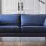 Comment choisir un canapé bleu pour l'intérieur, des combinaisons de couleurs réussies