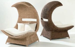 Rattan furniture options, hallmarks