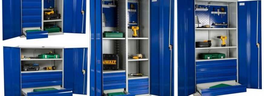 Criteria for choosing metal cabinets for tools, an overview of models