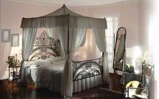 The reasons for the popularity of the wrought-iron canopy bed, selection criteria
