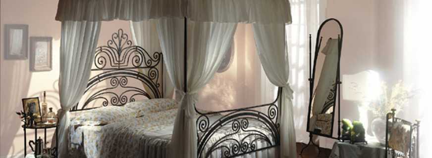 The reasons for the popularity of the wrought-iron canopy bed, selection criteria
