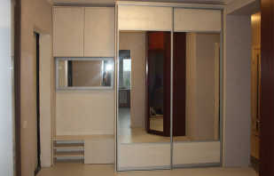 Vue d'ensemble des armoires avec miroir pour le hall d'entrée, règles de sélection