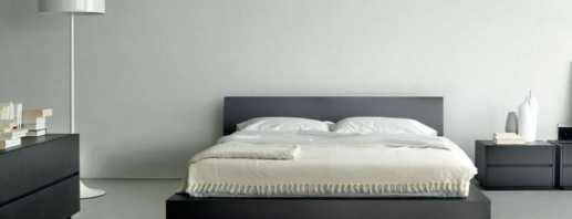 Particularités des lits dans le style du minimalisme, comment ils changent l'intérieur