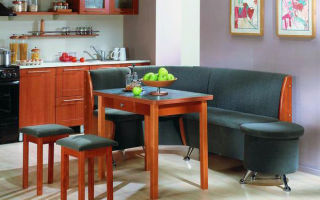 Comment choisir des meubles rembourrés dans la cuisine, un examen des modèles