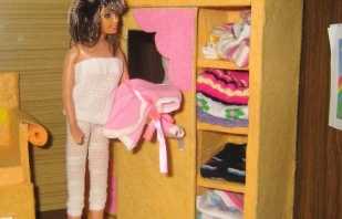 Making a cabinet for Barbie, how to make it yourself