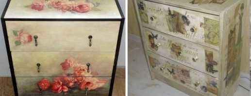 How to remake old furniture with your own hands, illustrative examples before and after