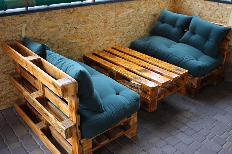 Soft seats for wooden structures