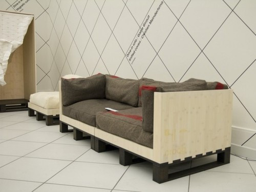 An interesting version of furniture in the living room