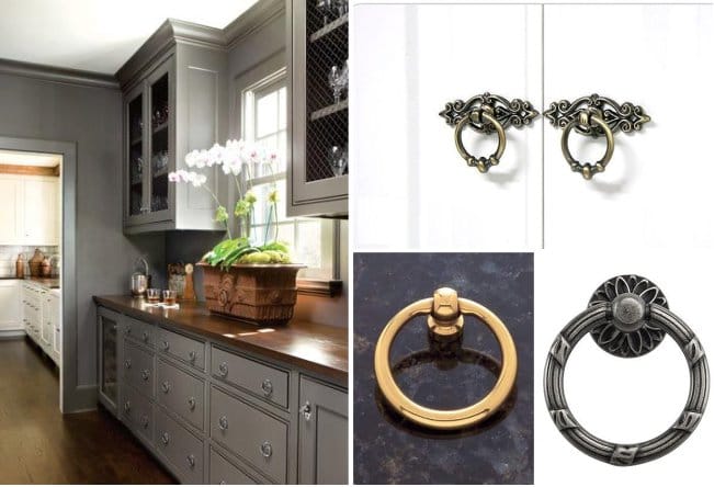 Handle rings in the kitchen