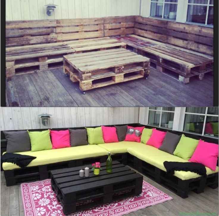 Dressing furniture from pallets