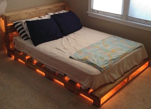 Backlit Bed