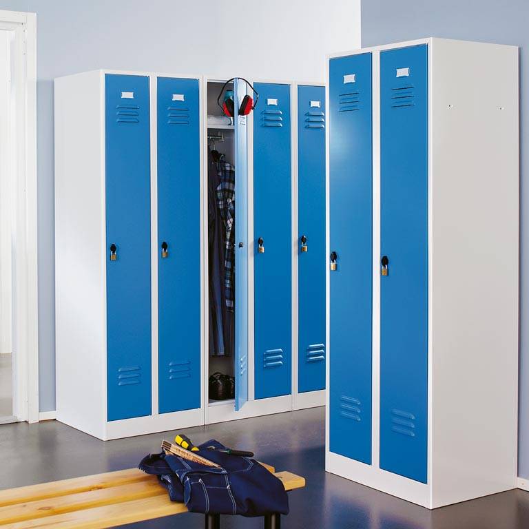 Design of metal wardrobes for clothes