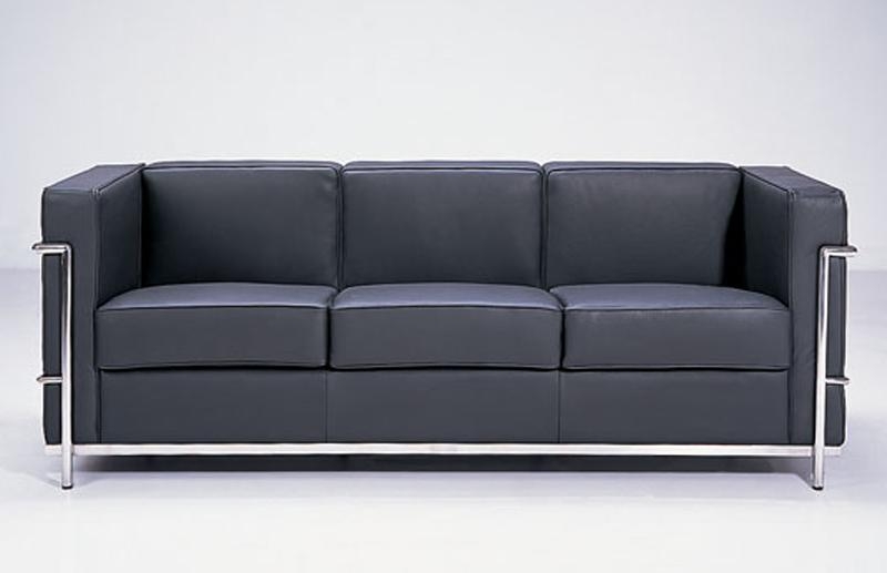 Black beautiful sofa