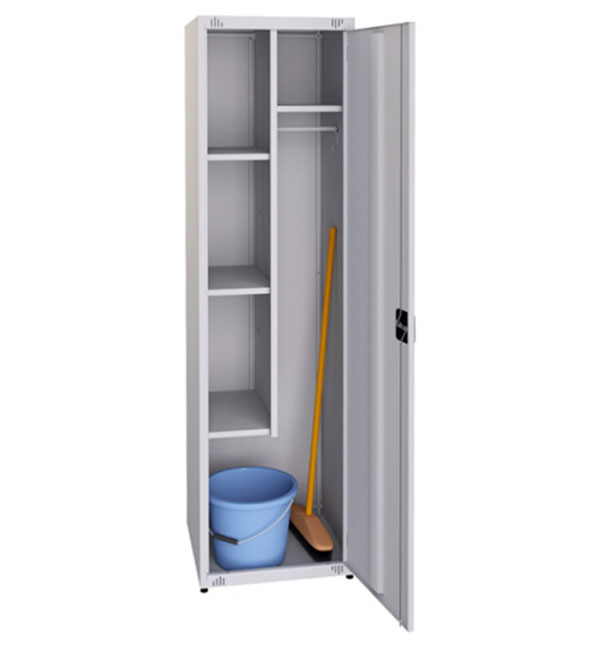 Single-section utility cabinet