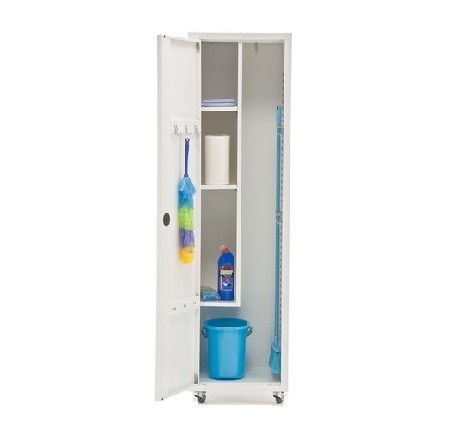 Cabinets for cleaning equipment