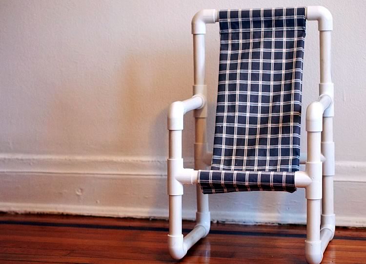 Water pipe armchair