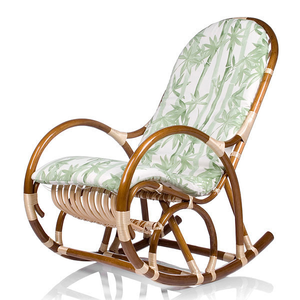 Rocking-chair Verba bamboo green