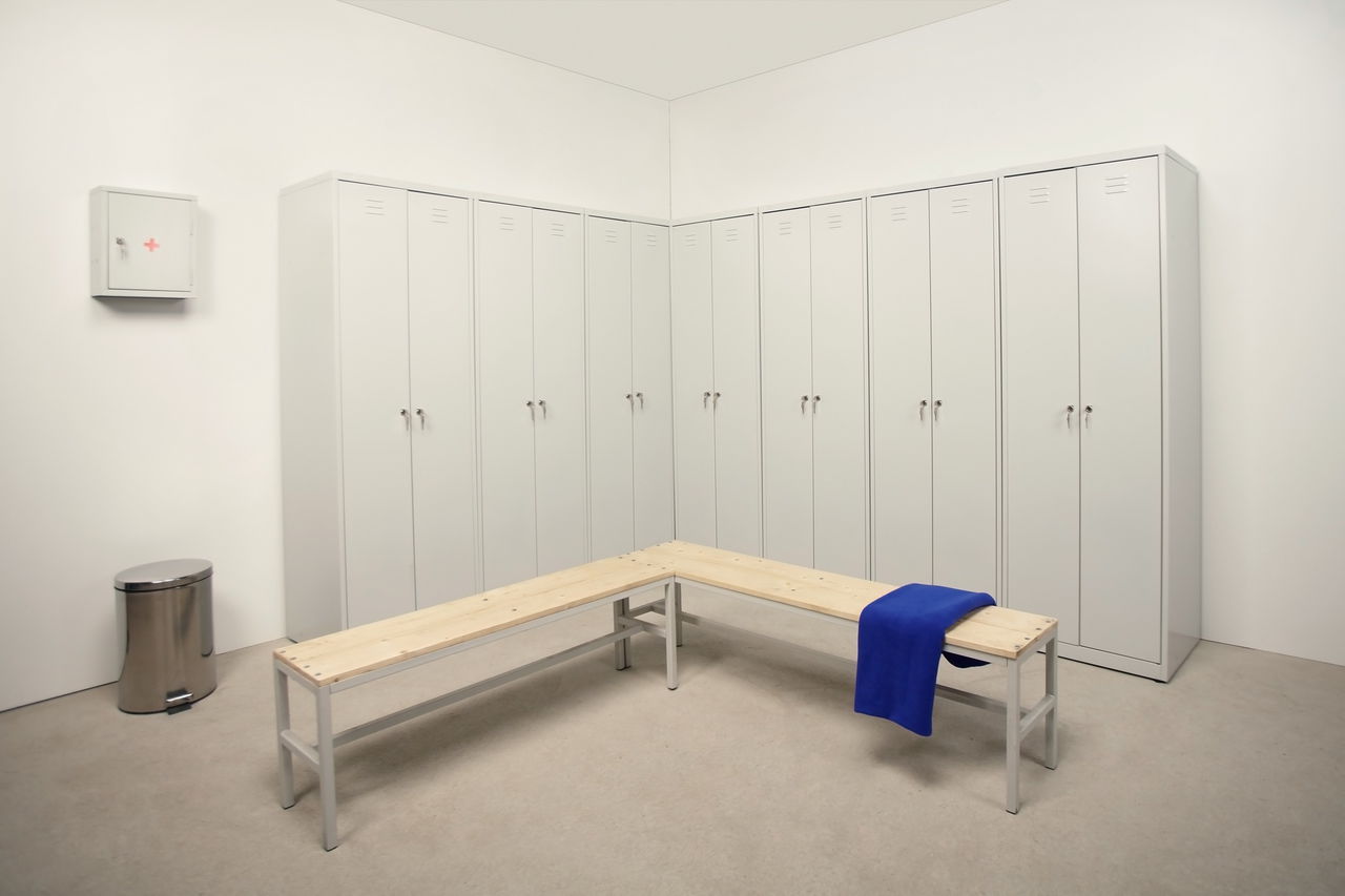 Furniture for locker rooms