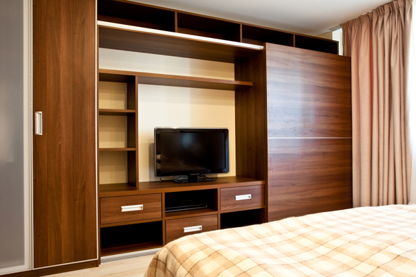 Furniture bedroom walnut veneer