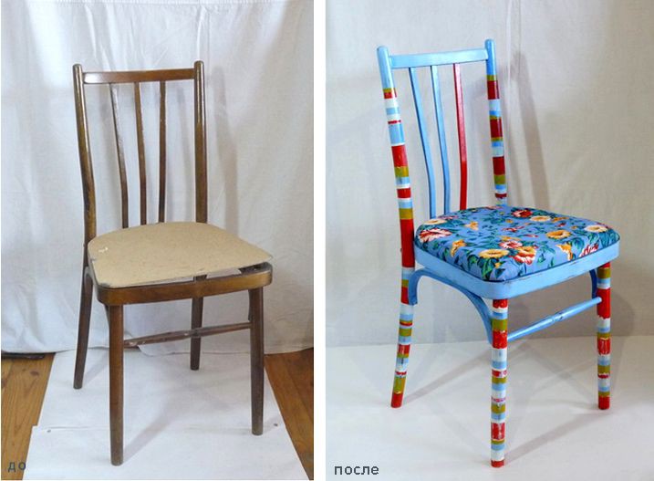 Coloring furniture in a variety of colors