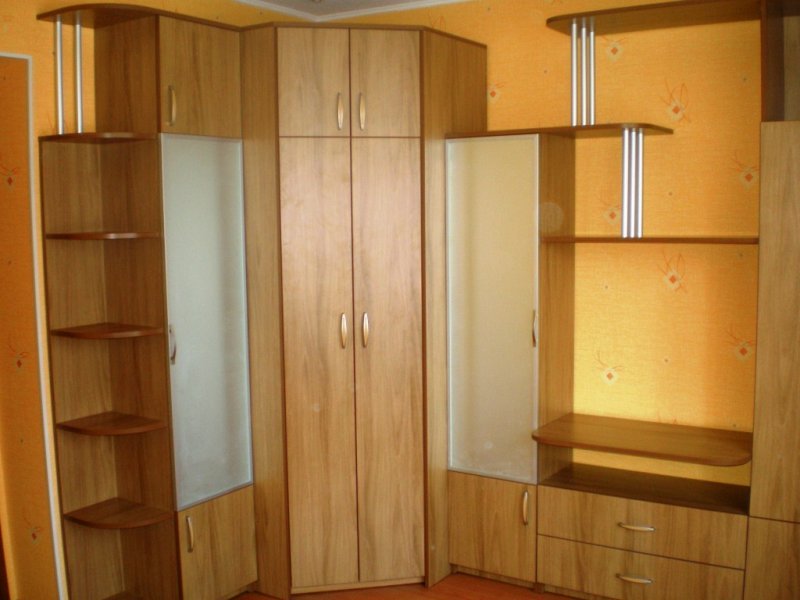 Corner practical cabinet
