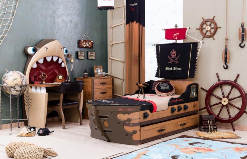 Children's bed ship - calm even the most mischievous child