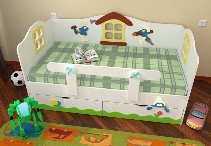 Children's beds with sides with original design