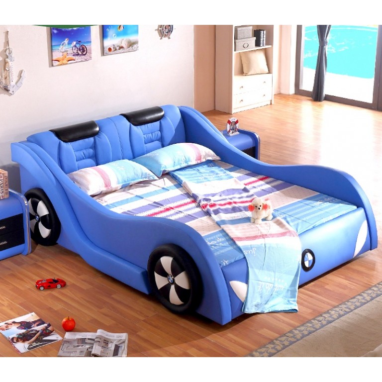 Blue beds for a boy