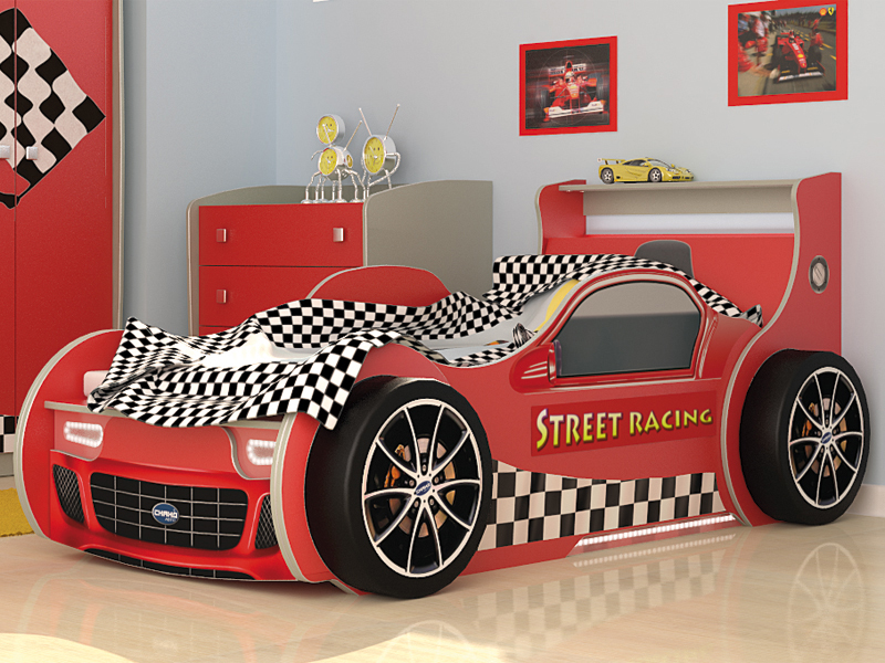 Race car bed