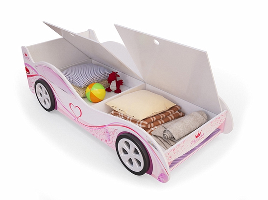 Bed car for the girl's room