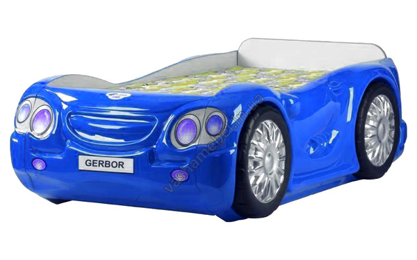 Blue themed bed for a boy