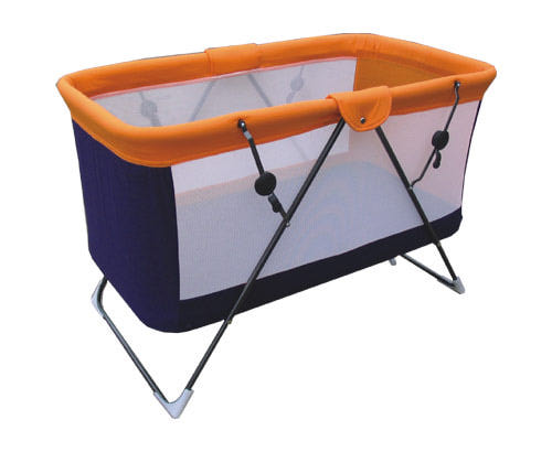 Foldable crib designs with playpen