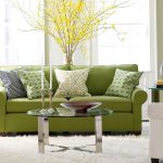 Small green sofa