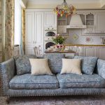 Blue sofa provence