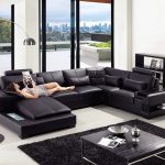 U-shaped sofa
