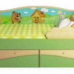 Children's bed with Winnie the Pooh