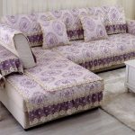 Lilac bedspread